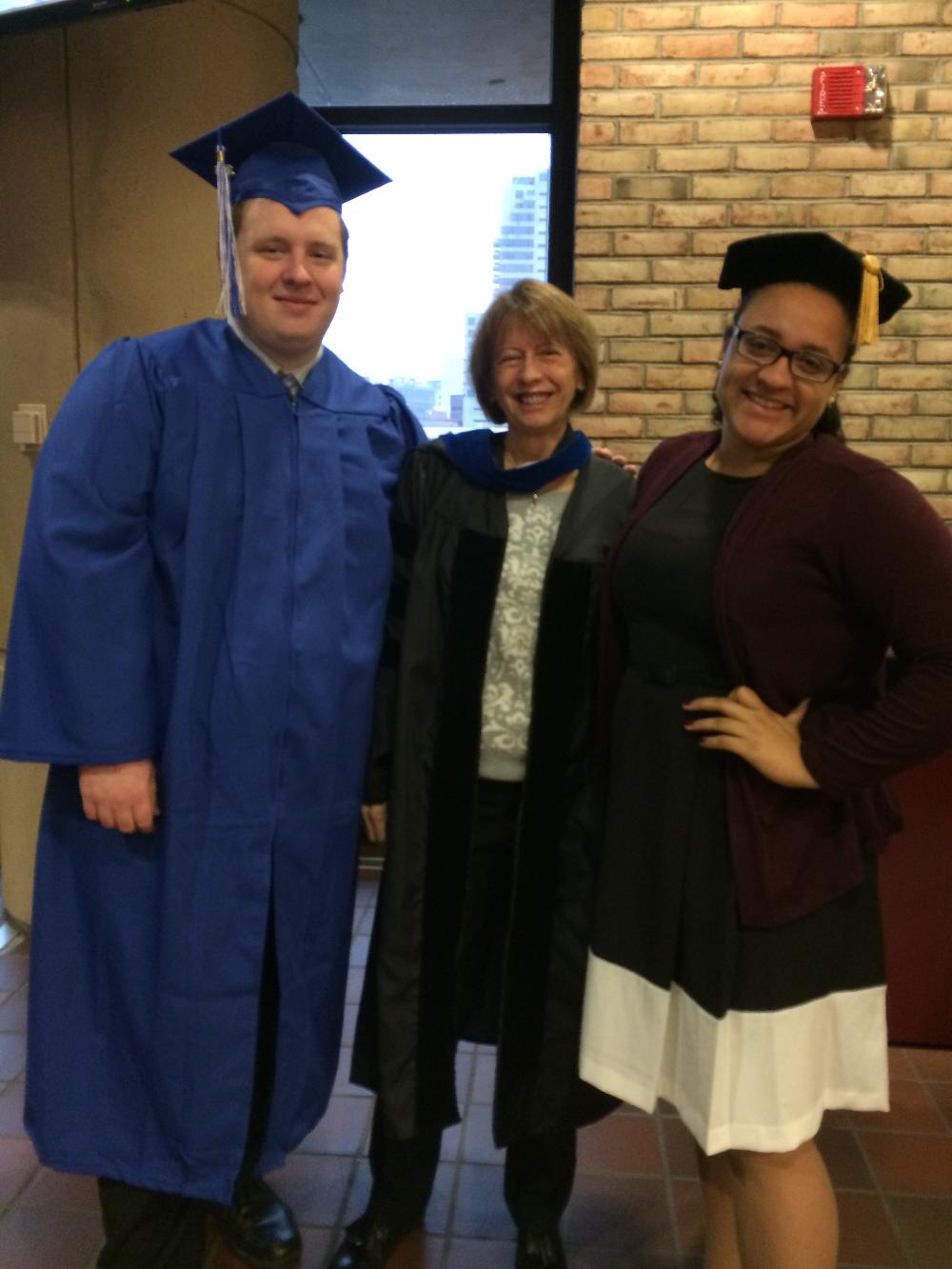 Judy Whipps and Graduates